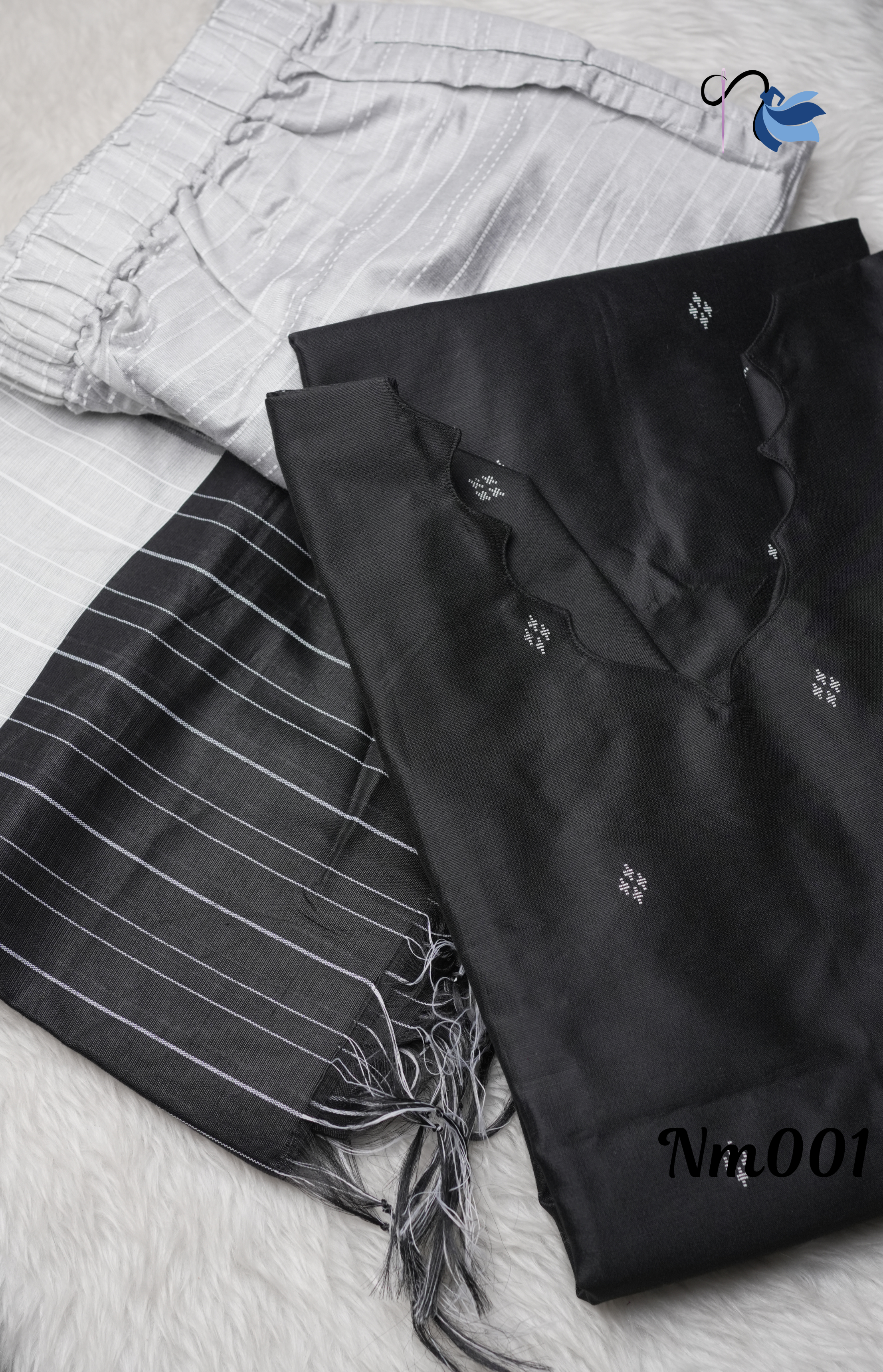 Silk Cotton 3-Piece Set | Luxury Everyday Ethnic Wear | Naanal