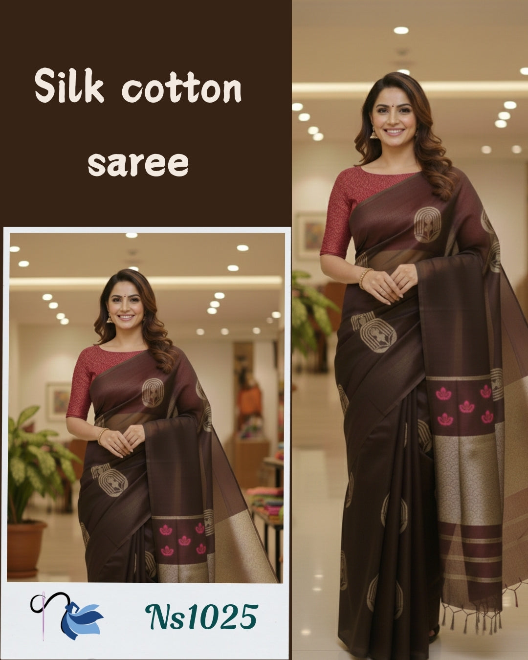 Silk cotton saree