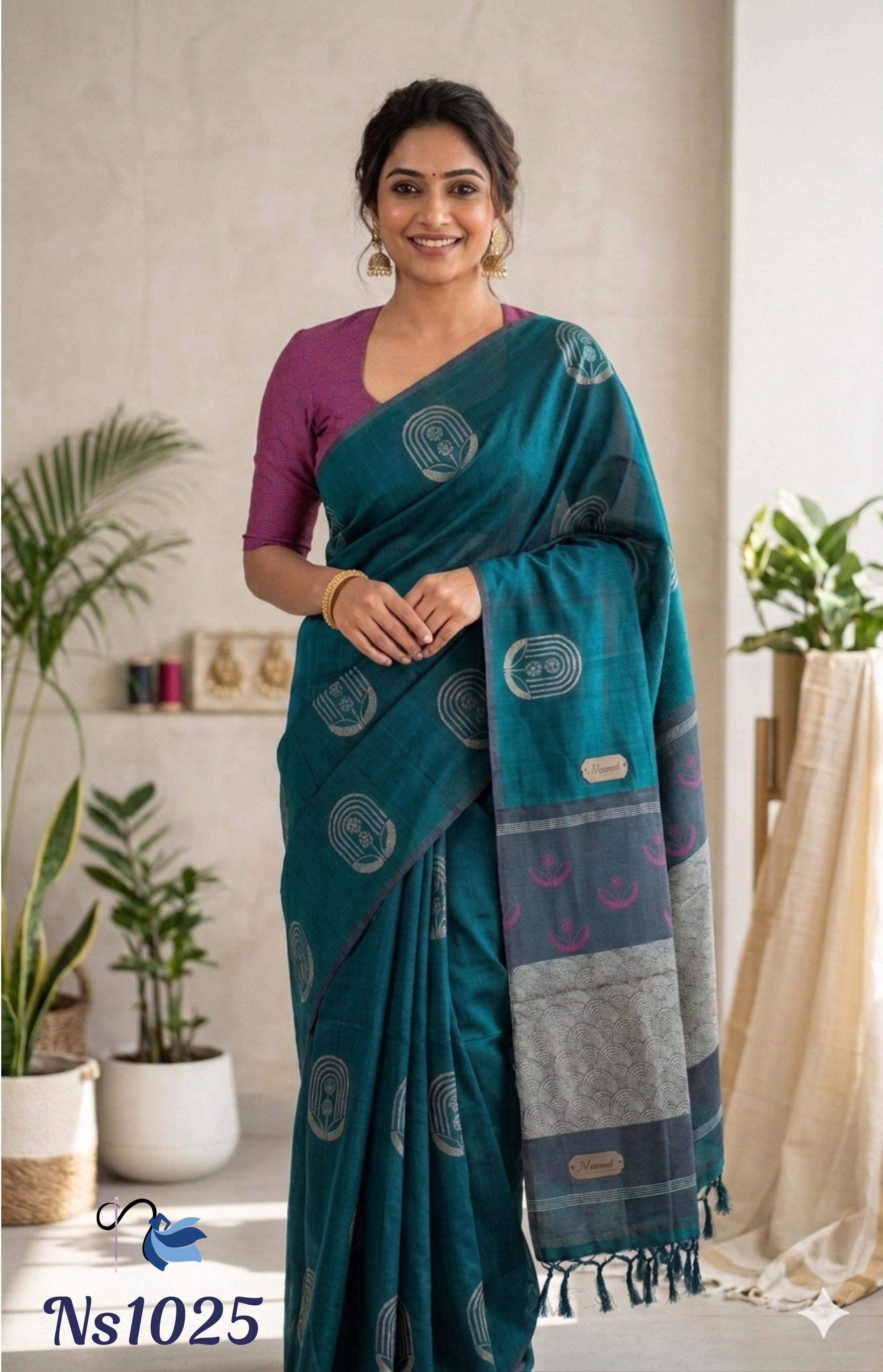 Exquisite Silk Cotton Sarees with Intricate Weaving Blouses | Shop Latest Collection | Naanal