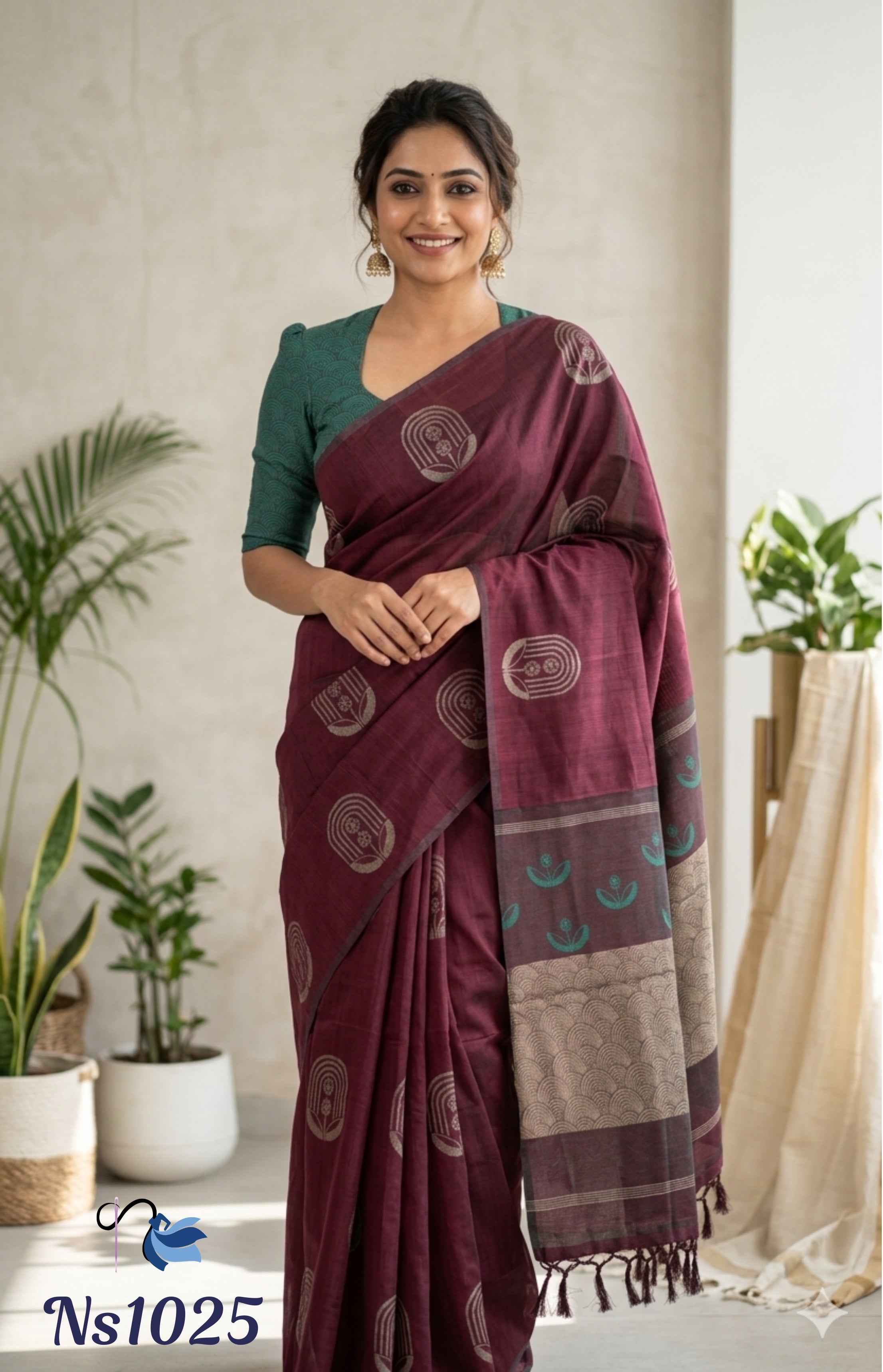 Exquisite Silk Cotton Sarees with Intricate Weaving Blouses | Shop Latest Collection | Naanal