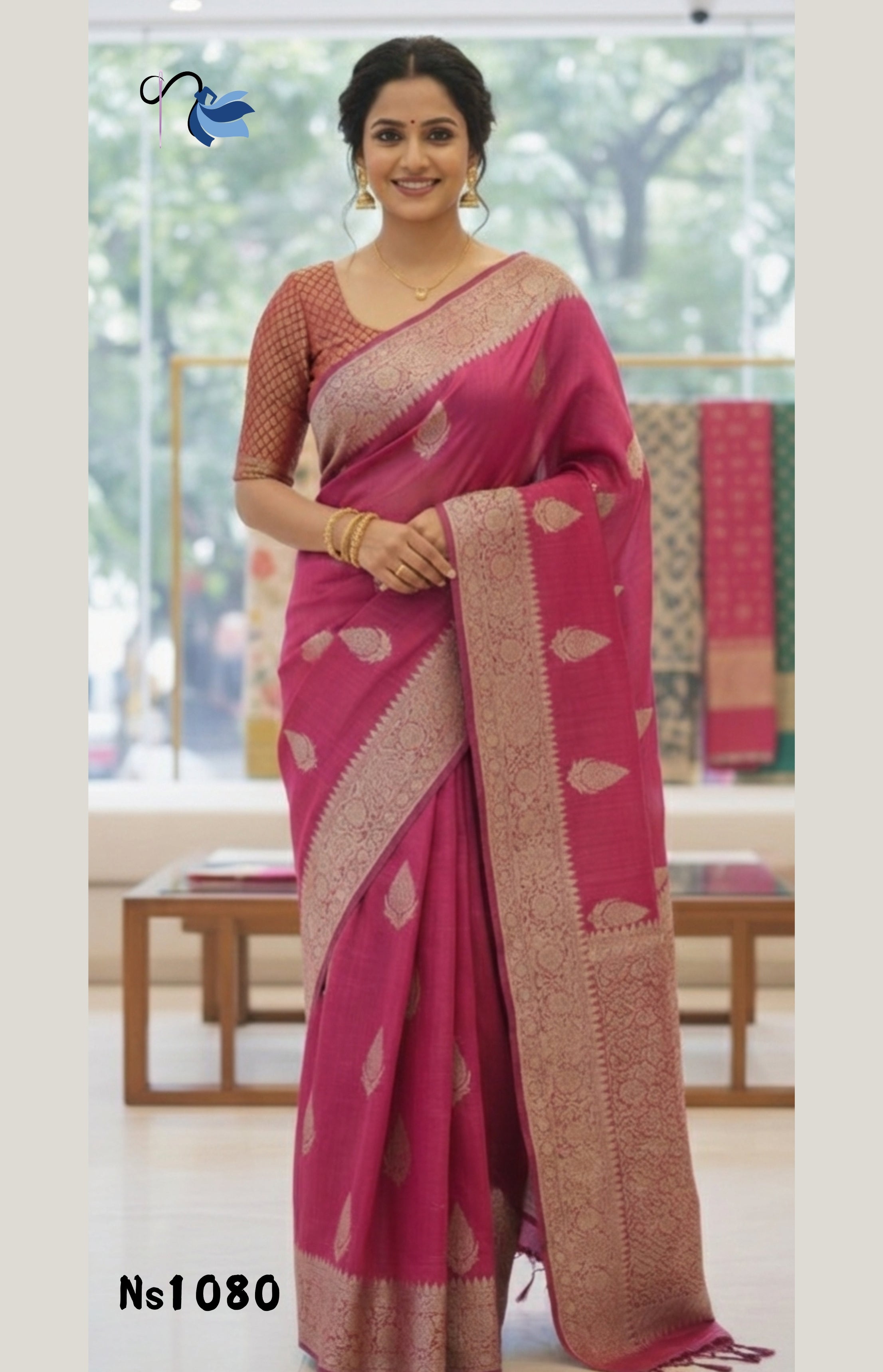 Matka Crush Silk Saree