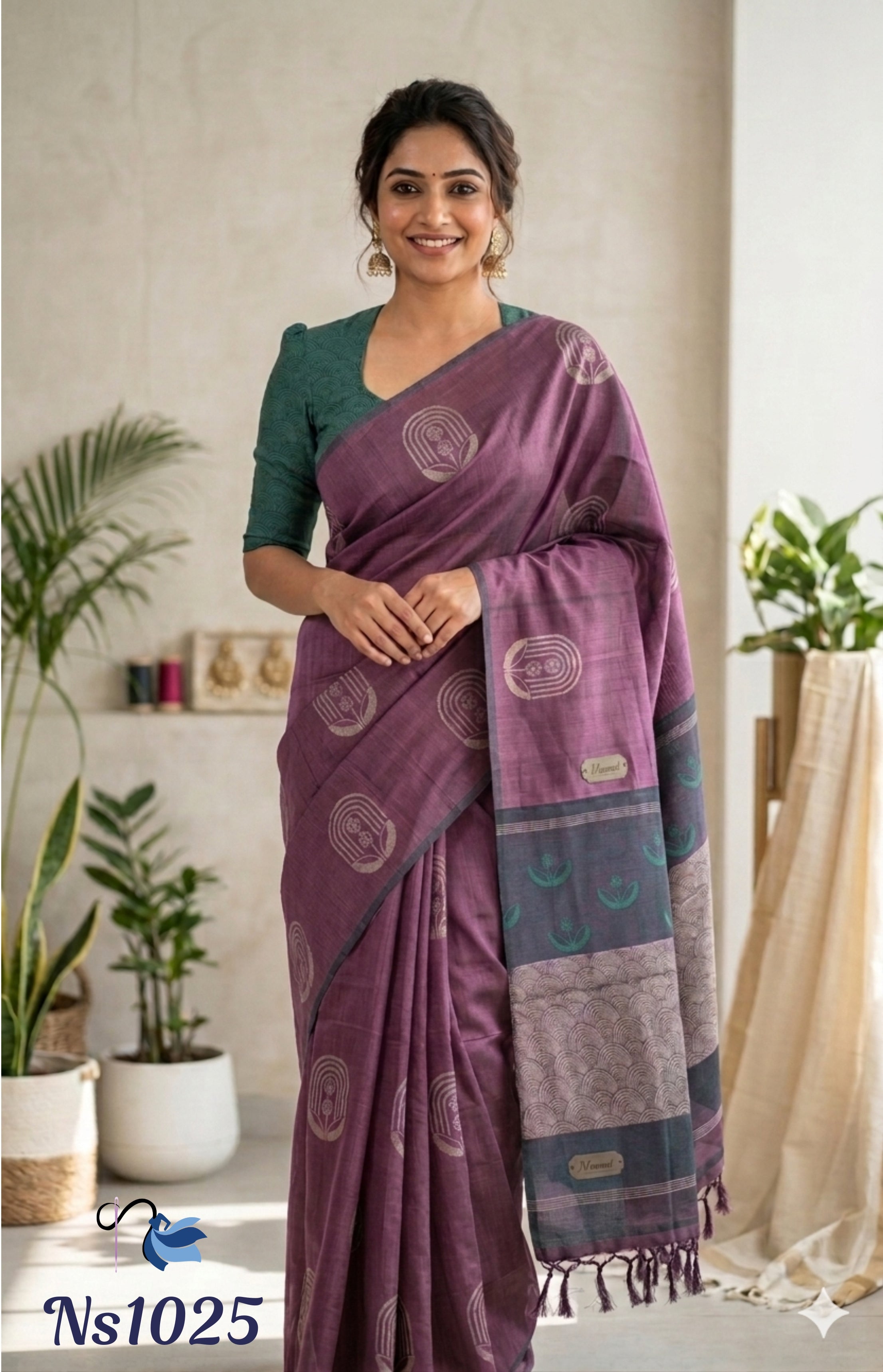 Exquisite Silk Cotton Sarees with Intricate Weaving Blouses | Shop Latest Collection | Naanal