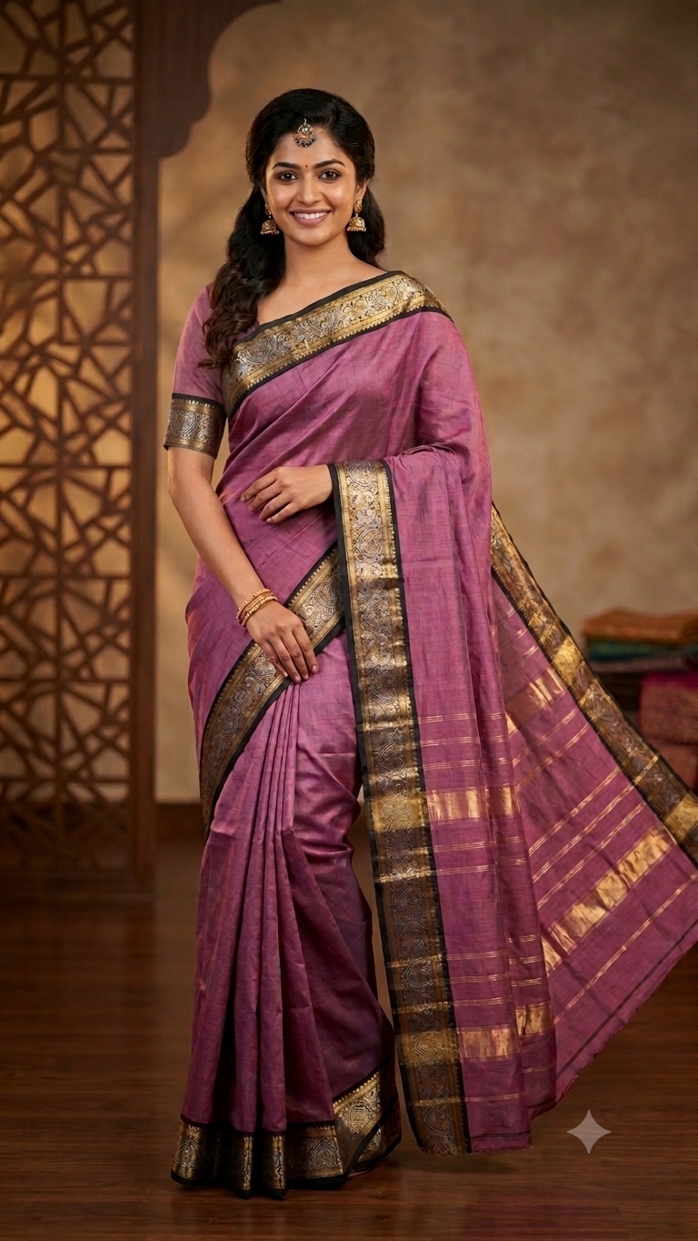 Pure Chettinad Cotton Saree (NCC001) | NAANAL