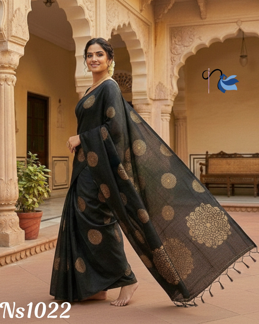Raw silk saree