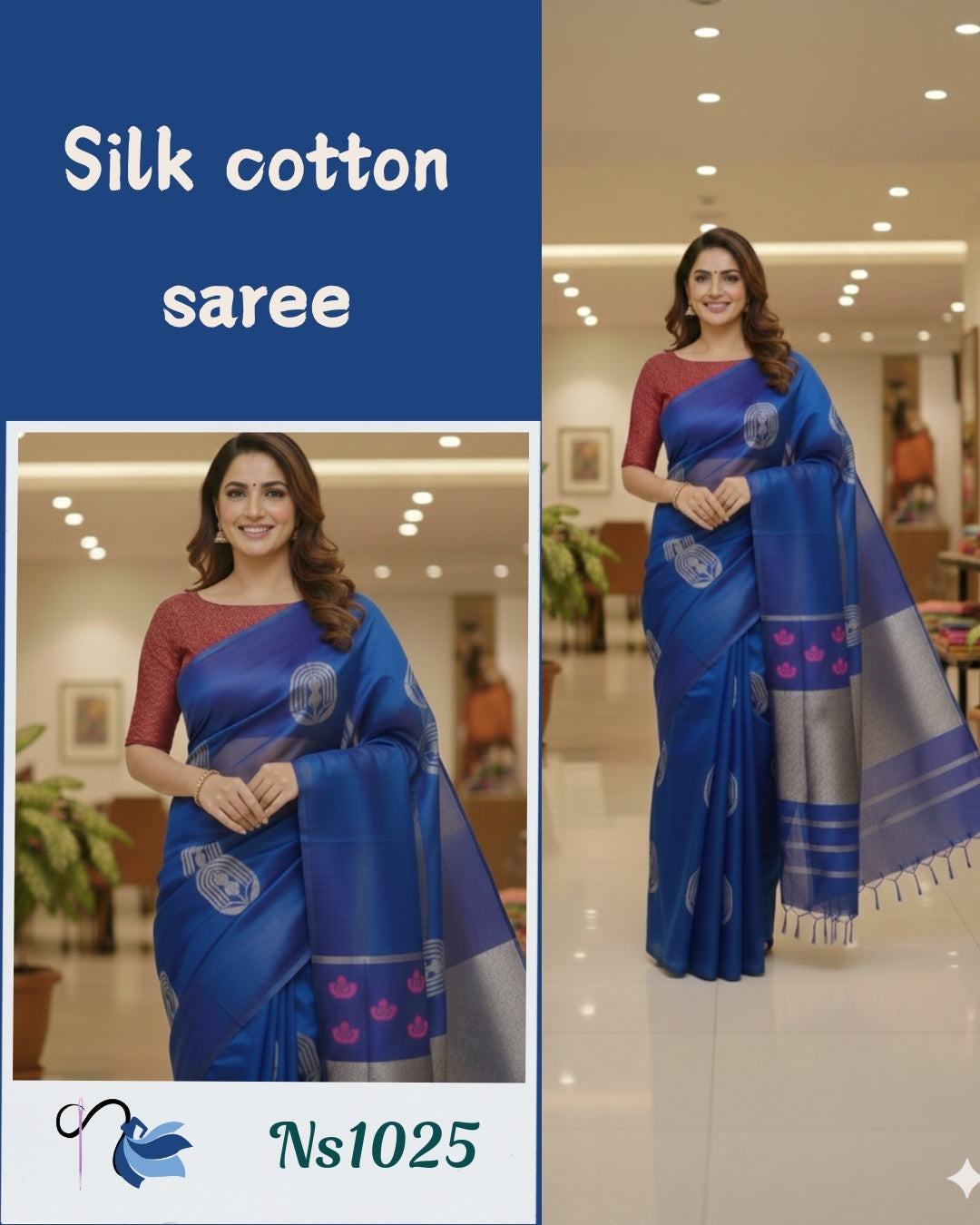 Silk cotton saree
