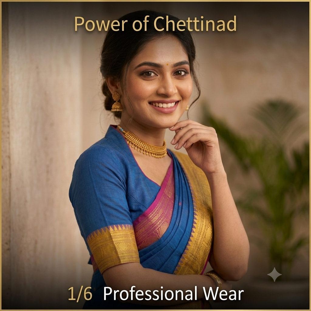 Authentic Chettinad Cotton Sarees | Handloom Saree Collection