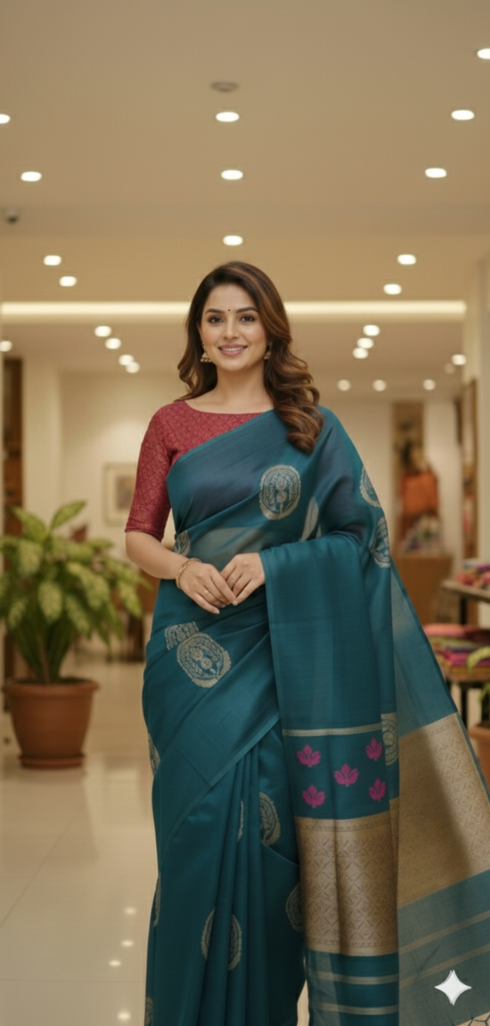 Silk cotton saree