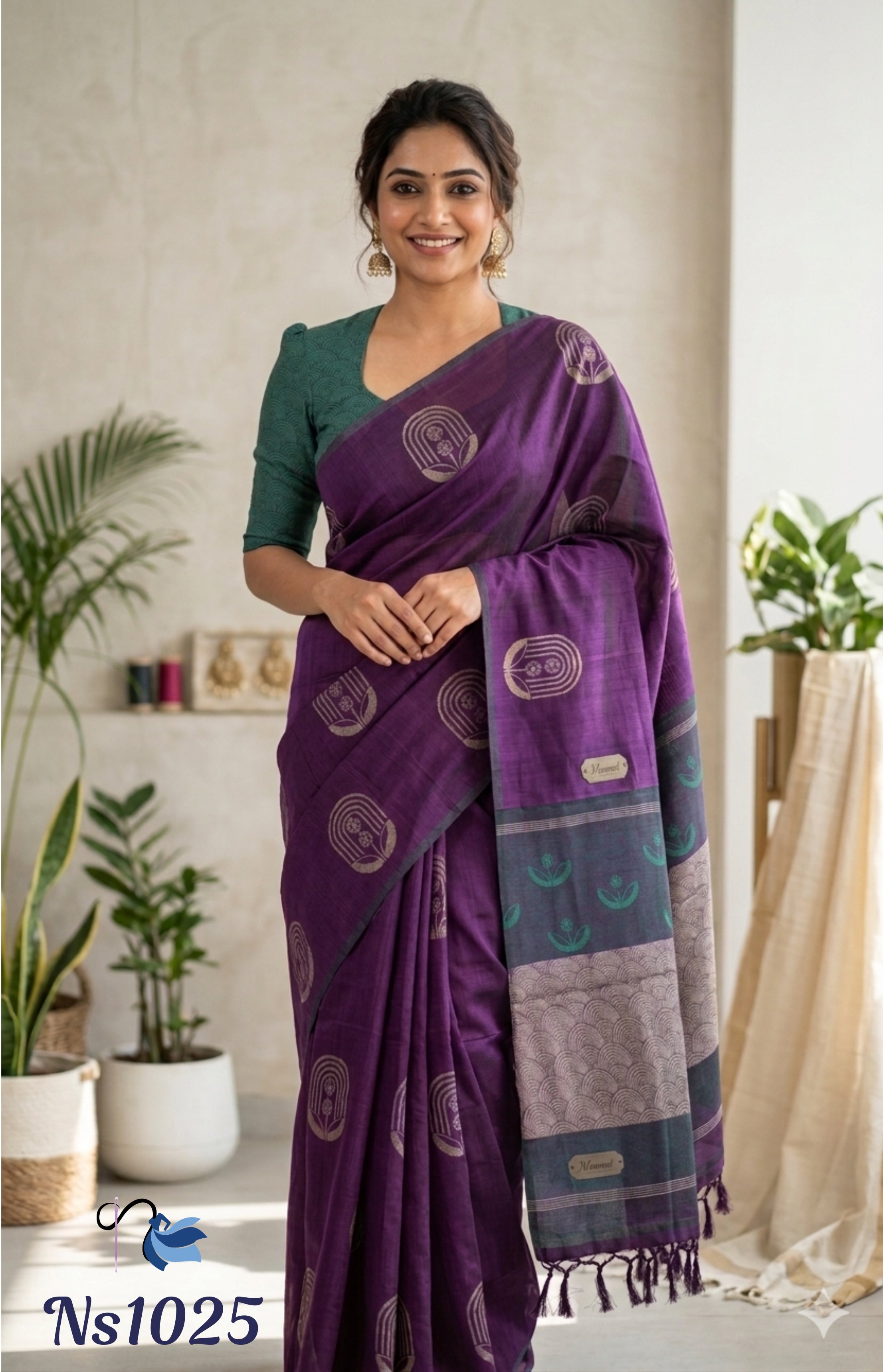 Exquisite Silk Cotton Sarees with Intricate Weaving Blouses | Shop Latest Collection | Naanal