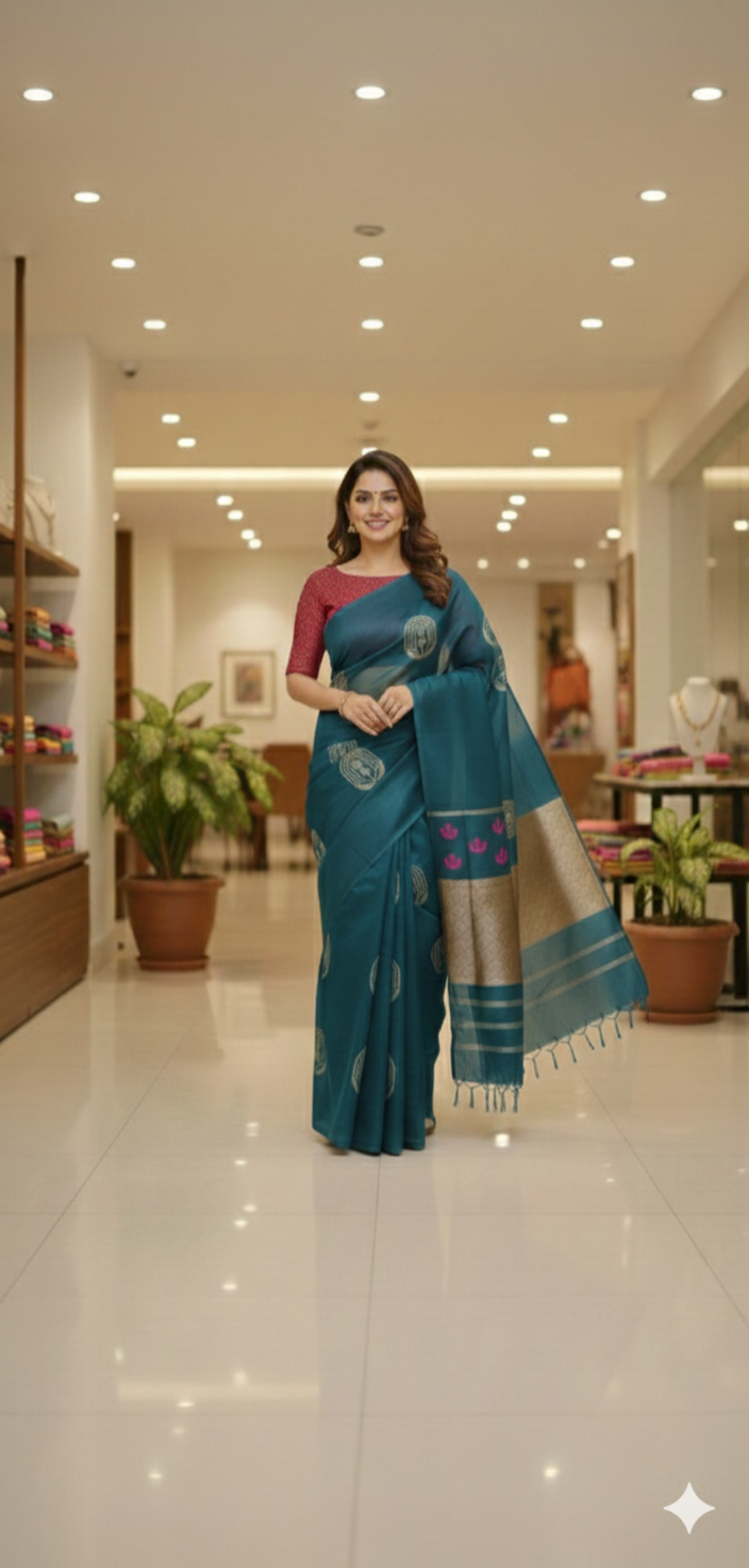 Silk cotton saree
