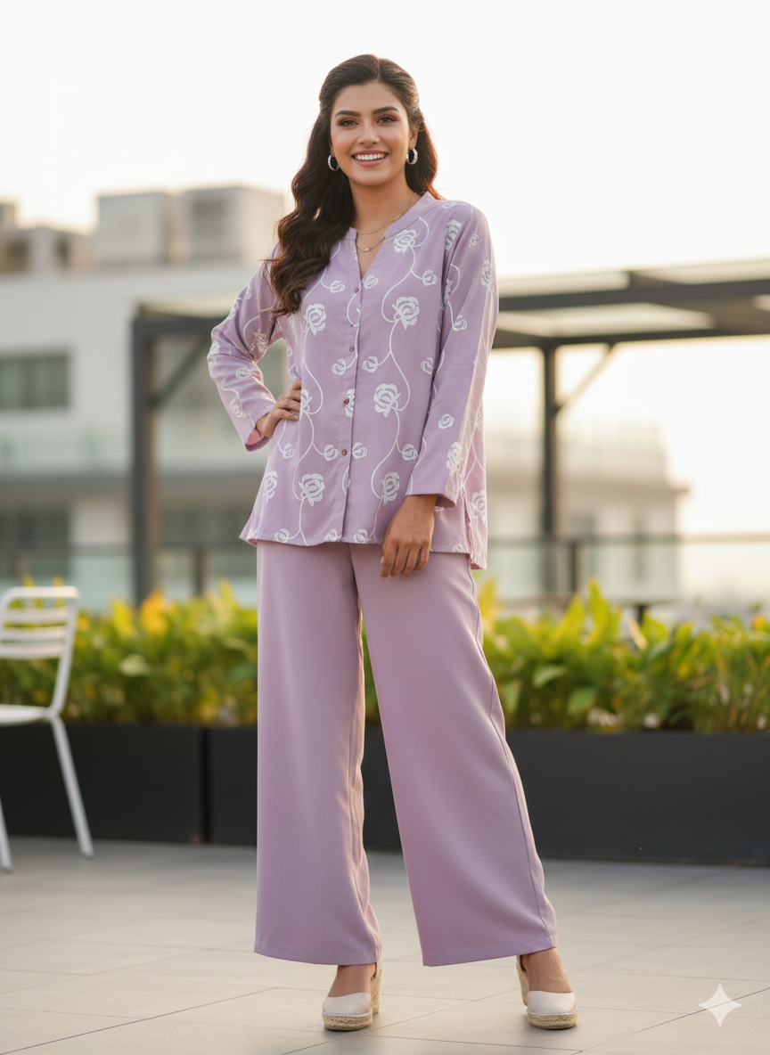 Short Co-Ord Set | Modern Casual Ethnic Wear | Naanal