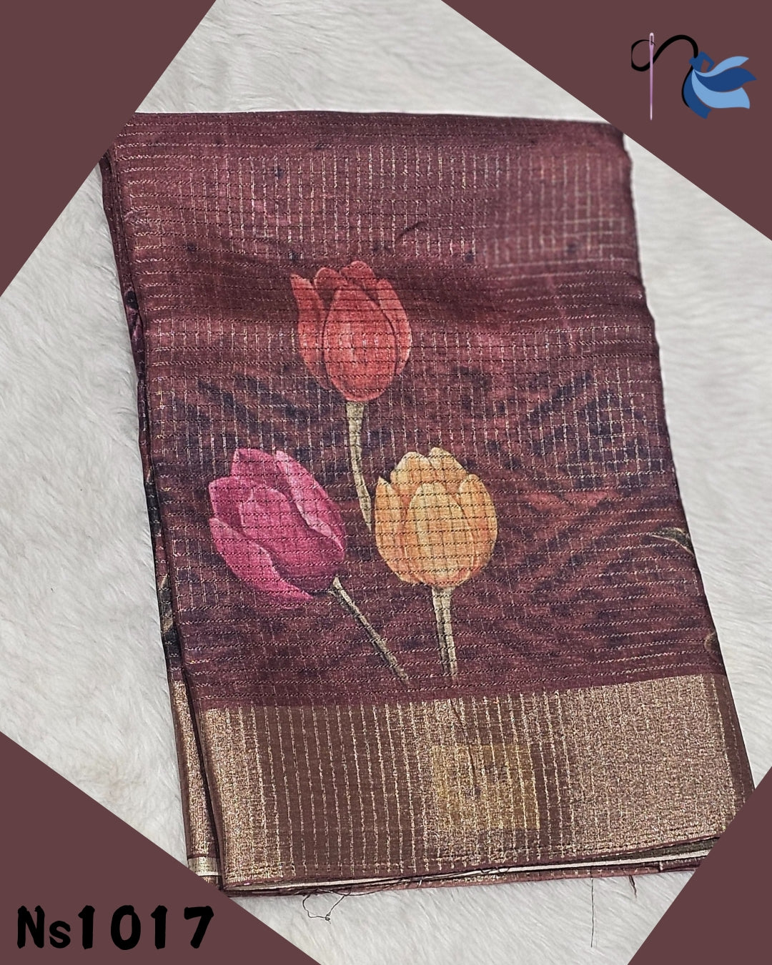 Tussar silk saree