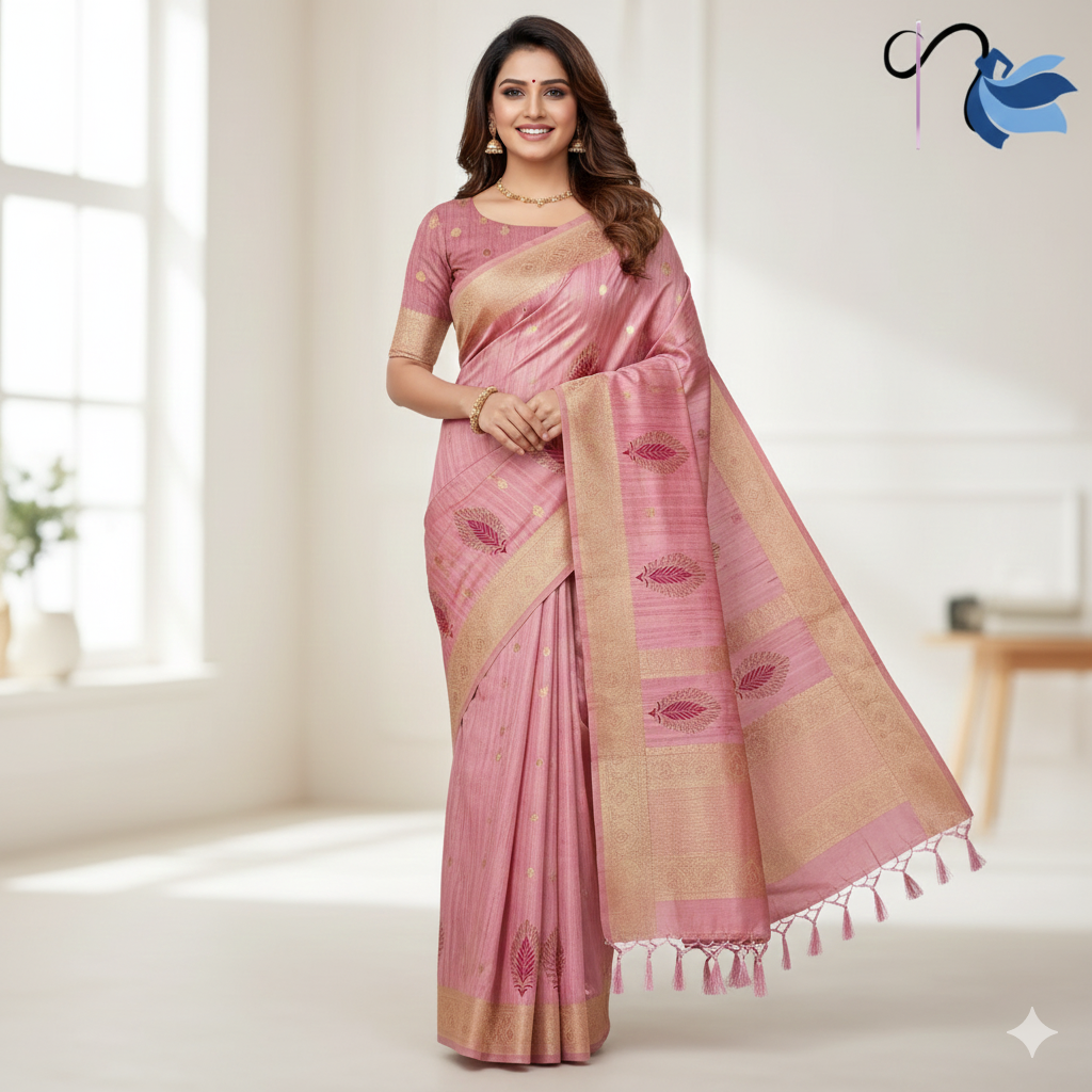 Exquisite Dhupion Silk Saree