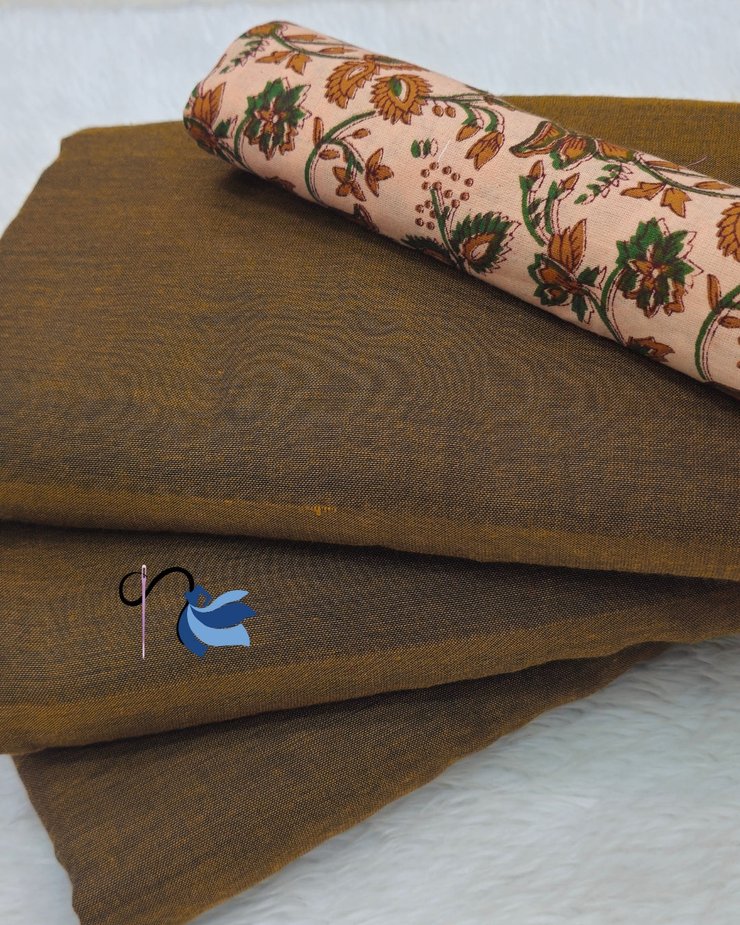 Plain Khadi Cotton Saree